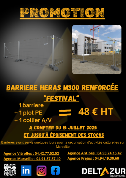 PROMO BARRIERES HERAS M300